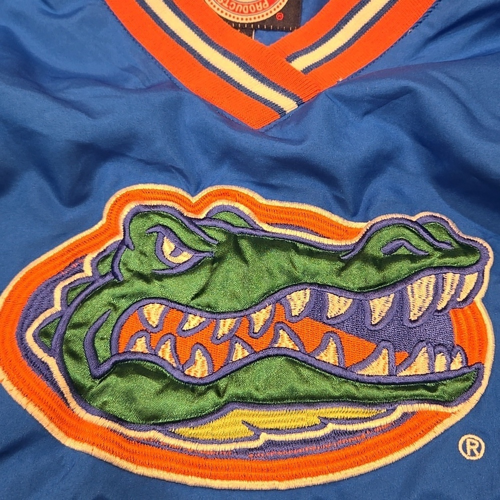 VTG FLORIDA GATORS OFFICIALLY LICENSED COLLEGIATE PULLOVER WINDBREAKER. SZ LARGE - Picture 8 of 13